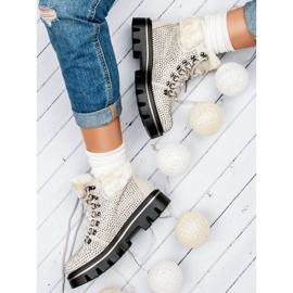 Kylie Tyylikkäät saappaat suojalla ruskea 1