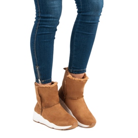 Kamelin lumiset saappaat ruskea 2