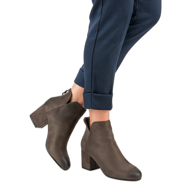 VINCEZA mokkanahkaiset korkokengät vihreä 2