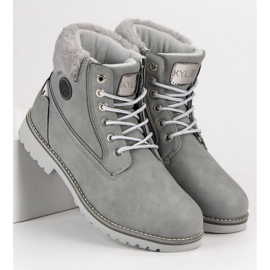 Kylie Grey Trappers harmaa 1