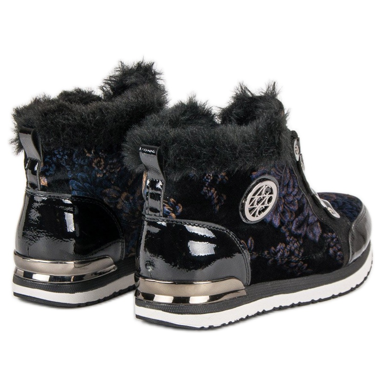 Aclys Muodikkaat sidotut lenkkarit musta monivärinen 1