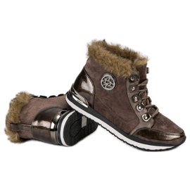 Aclys Muodikkaat sidotut lenkkarit ruskea 2