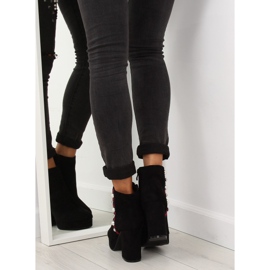 Mustat YQ208 mustat platform -saappaat 1