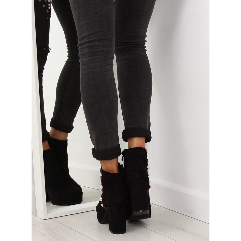 Mustat YQ208 mustat platform -saappaat 1