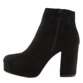 Mustat YQ208 mustat platform -saappaat 2