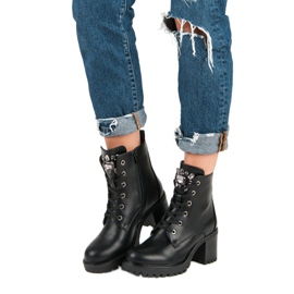 Kylie Sidotut saappaat postissa musta 2