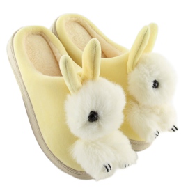 Keltaiset naisten tossut DD90 Beige keltainen 1