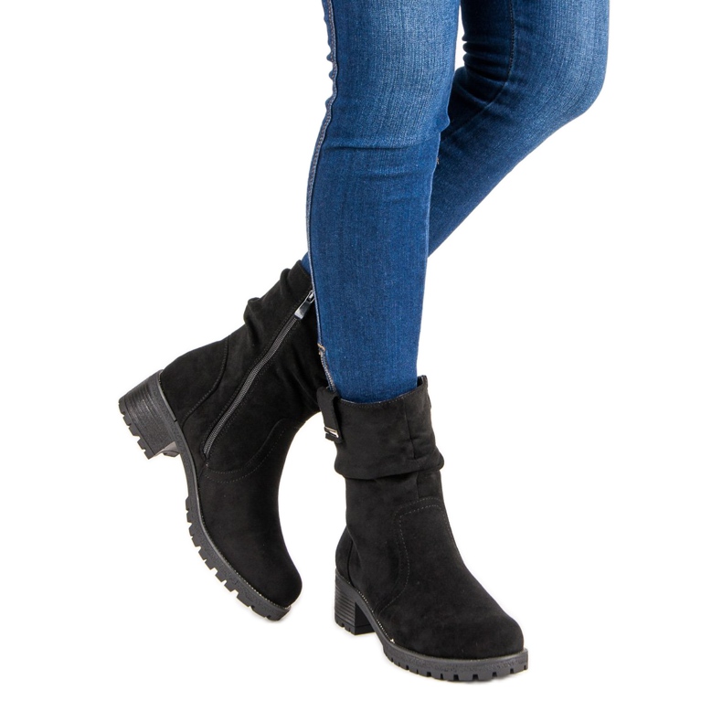 Filippo Korkeat naisten saappaat musta 2