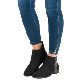 Sergio Todzi Tyylikkäät litteät saappaat musta 1