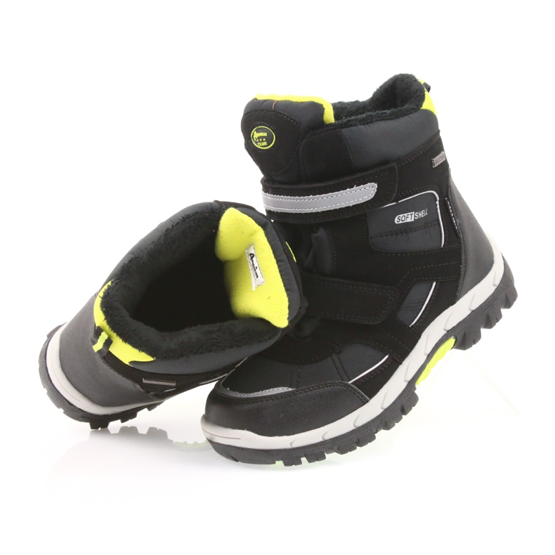 American Club Saappaat kalvolla American 1813 musta vihreä 5