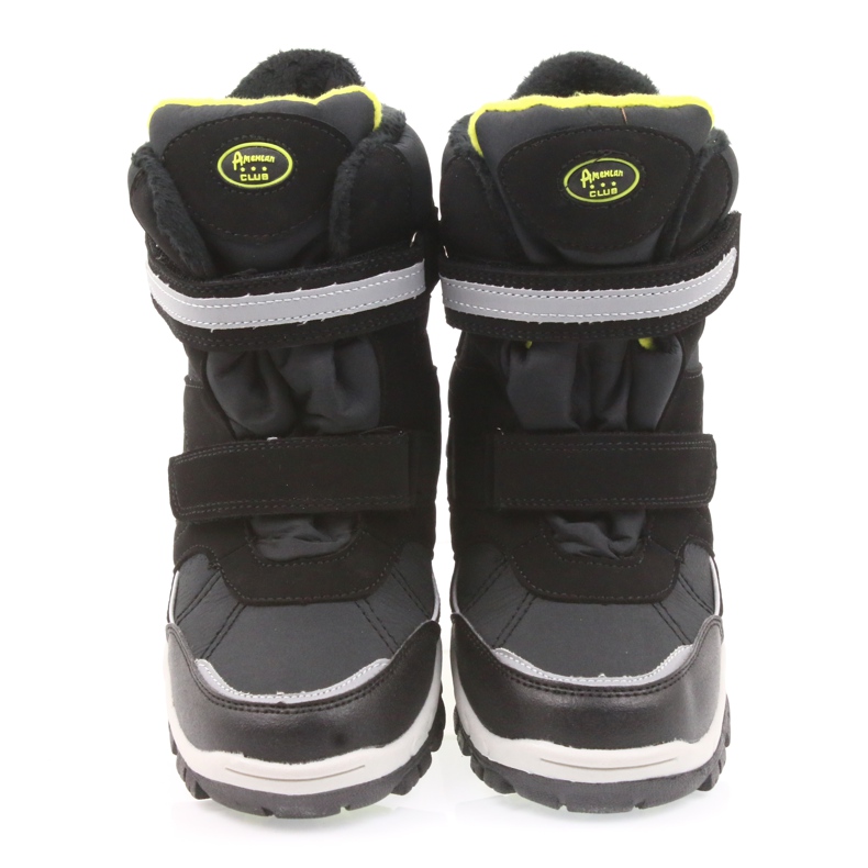 American Club Saappaat kalvolla American 1813 musta vihreä 3