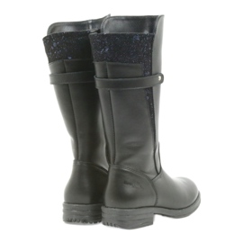 Ren But Ren Mutta mustat pitkät saappaat 4371 laivastonsininen 4