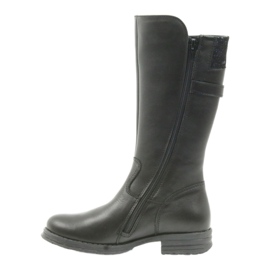 Ren But Ren Mutta mustat pitkät saappaat 4371 laivastonsininen 2