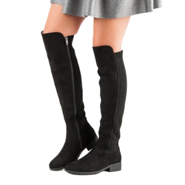 Filippo Litteät kantapää saappaat musta 1