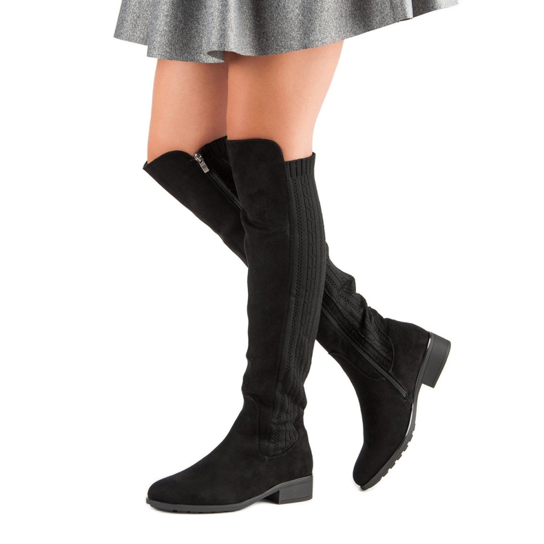 Filippo Litteät kantapää saappaat musta 2