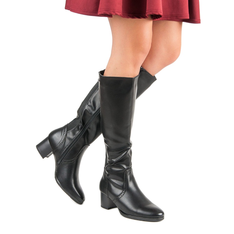 Filippo Mustat klassiset saappaat 2