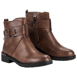 Groto Gogo Mukavat Workers -saappaat ruskea 1