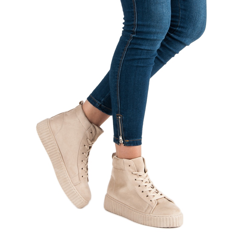 Wilady Lenkkarit nilkan yläpuolella ruskea 2