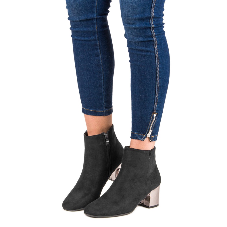 Bestelle Tyylikkäät syksyiset saappaat musta 1