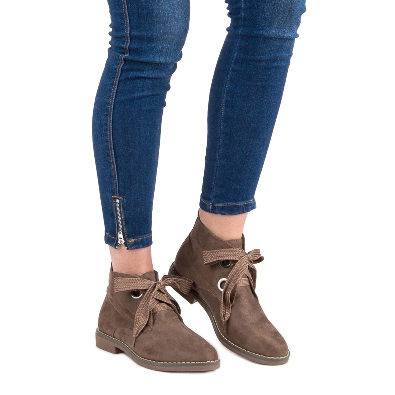 Super Mode Mokkanahkaiset saappaat ruskea 1