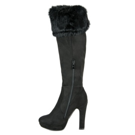 Super Me Suede reisisaappaat turkista musta 2