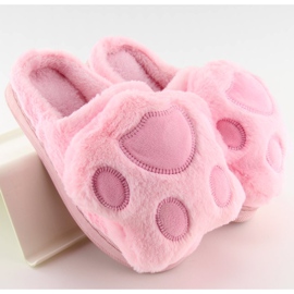 Vaaleanpunaiset naisten tohvelit DD93 Pink vaaleanpunainen 2