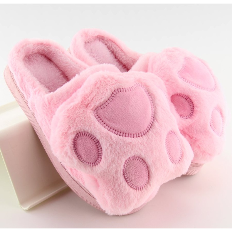 Vaaleanpunaiset naisten tohvelit DD93 Pink vaaleanpunainen 2