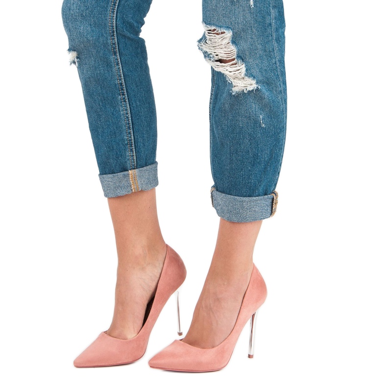 Seastar Jauhe mokkanahkaiset korkokengät vaaleanpunainen 1