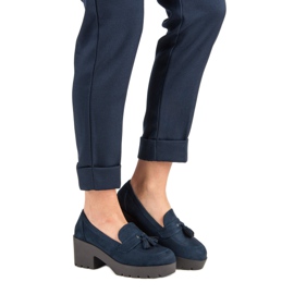 Ch. Creation Tyylikkäät mokkasiinikengät sininen 2