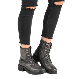 Ideal Shoes Laced työntekijöitä alustalla vihreä 2