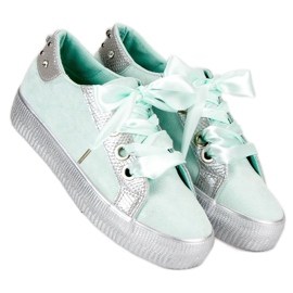 Bestelle Sidotut urheilukengät vihreä 1