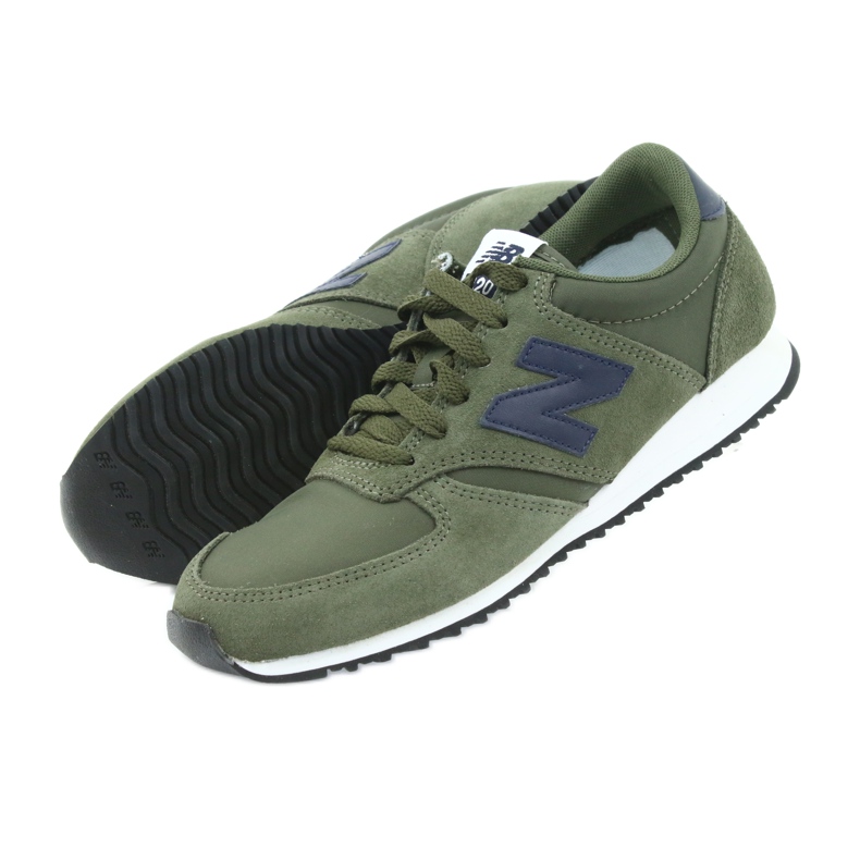 New Balance U420JDE COVERT VIHREÄ PIGMENTTIJADE laivastonsininen 4