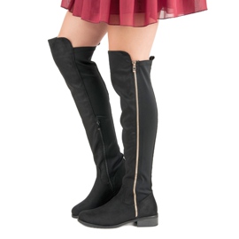 Seastar Mustat saappaat vetoketjulla 2