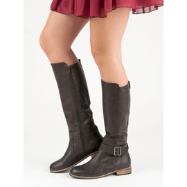 Klassiset ratsastussaappaat harmaa 1