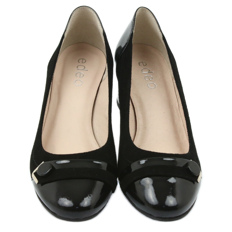 Naisten kengät vyö Edeo 1900 musta 4