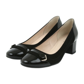 Naisten kengät vyö Edeo 1900 musta 3