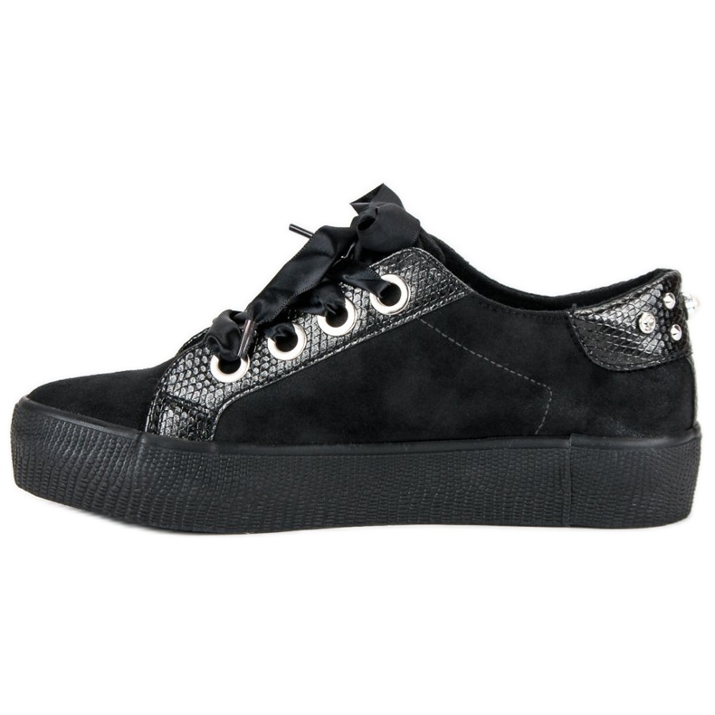 Bestelle Sidotut urheilukengät musta 1