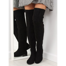 Mustat naisten reisisaappaat 7570-PG musta 1