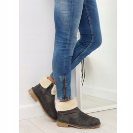 Harmaa ZY9210 Harmaat paksusti eristetyt saappaat 1