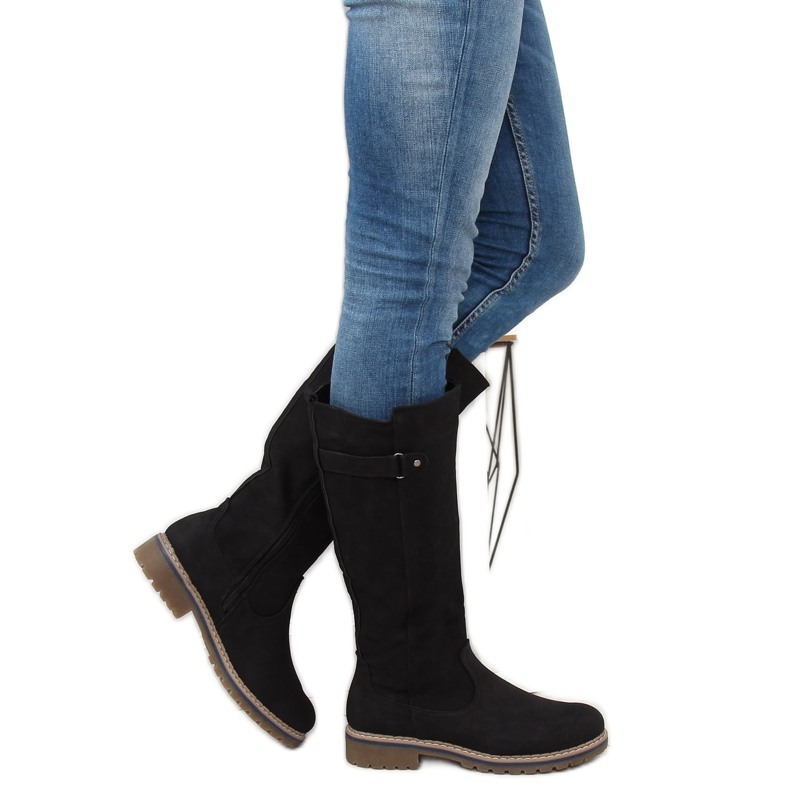 Mustat puukengät GD-WL-07 Musta 1