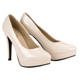 J. Star Seksikäs korkokengät alustalla ruskea 1