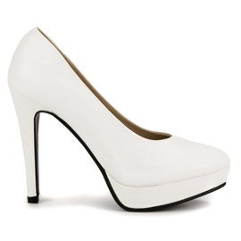 J. Star Seksikäs korkokengät alustalla valkoinen 2