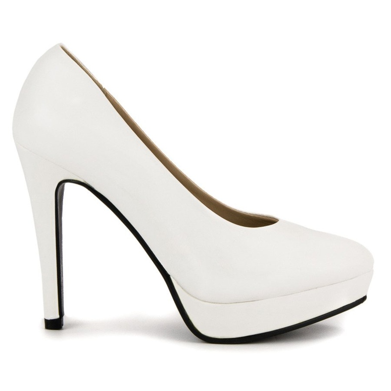 J. Star Seksikäs korkokengät alustalla valkoinen 2