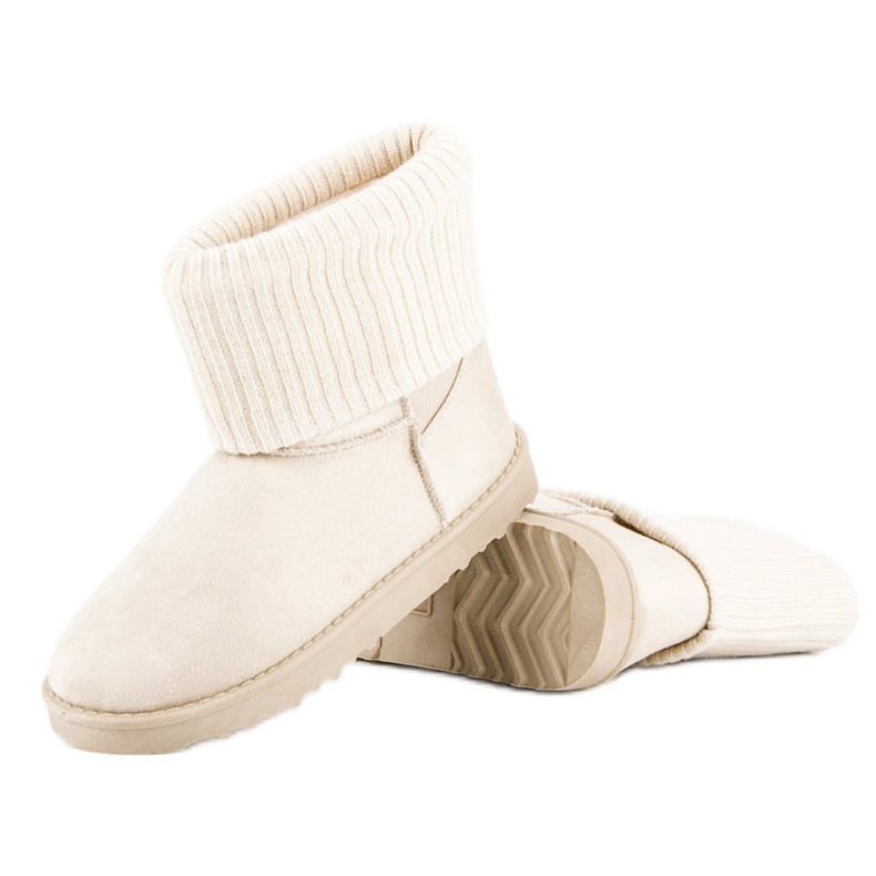 Mokkanahkaiset lumisaappaat ruskea 2