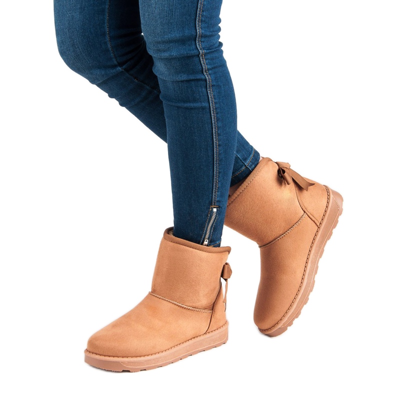 Mukluki jousella ruskea 1