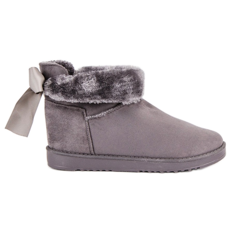 Lumisaappaat, joissa on käännettävä yläosa harmaa 1