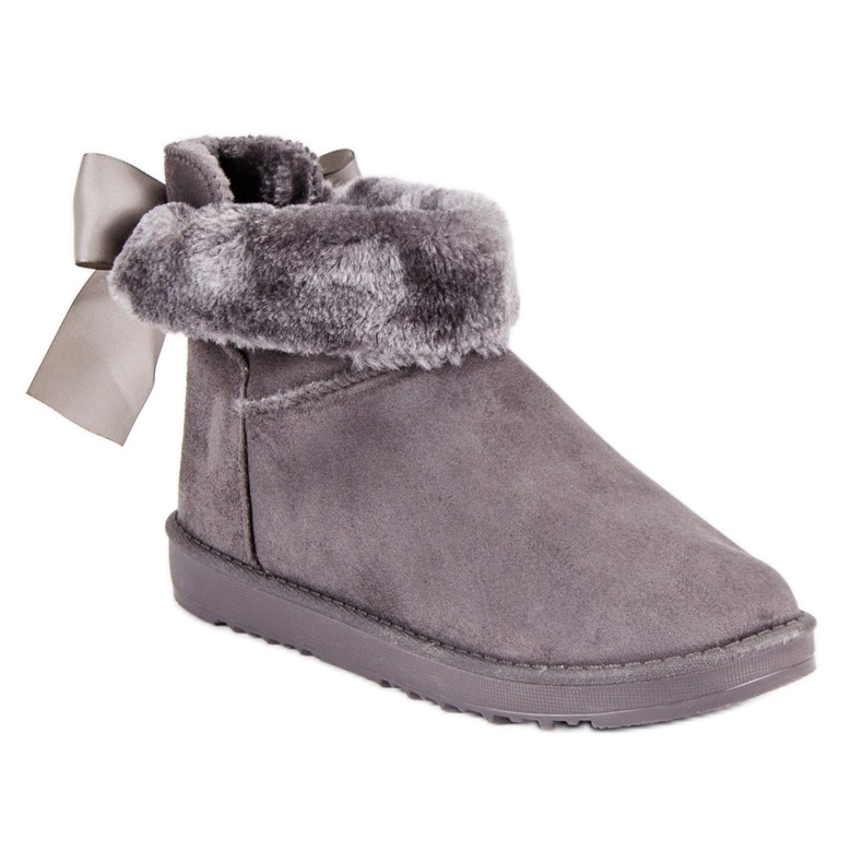 Lumisaappaat, joissa on käännettävä yläosa harmaa 2