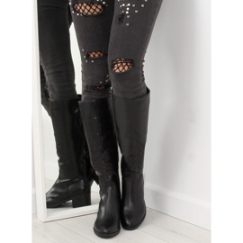 Mustat korkokengät 635-1 Musta 1