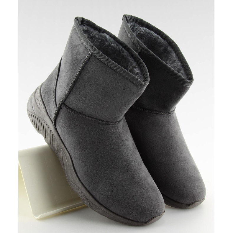 Harmaa Naisten harmaat lumisaappaat D009 Harmaa 1