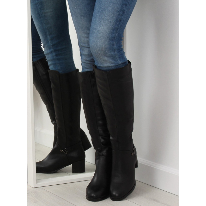 Musta Matalakorkoiset saappaat SG-206 Musta 1